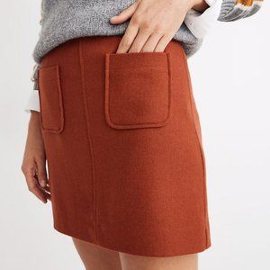 Madewell Museum Patch-Pocket Mini Skirt